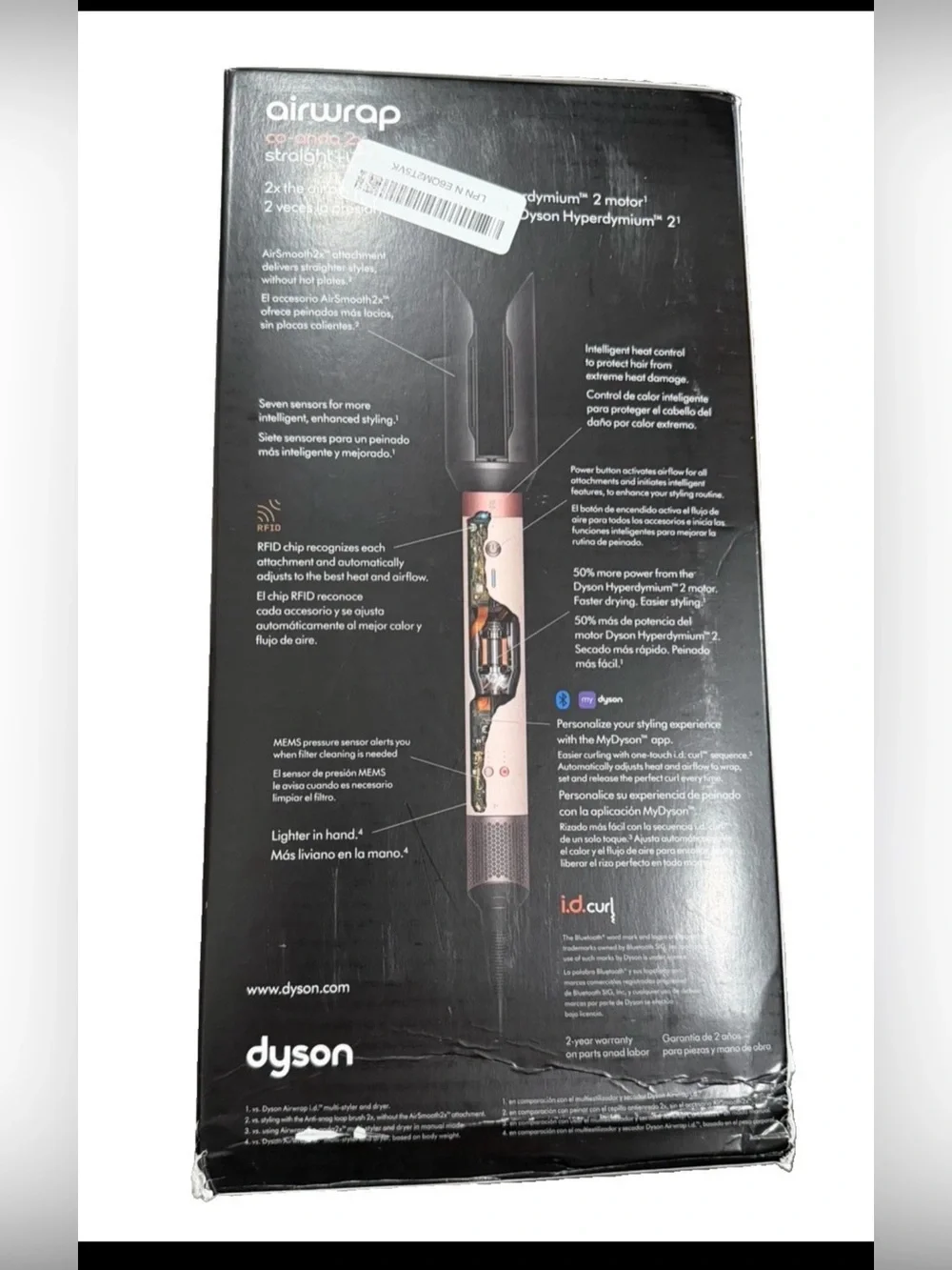 Dyson Airwrap Co-anda2x Multi-Styler and Dryer for Straight to Wavy Hair BNOB